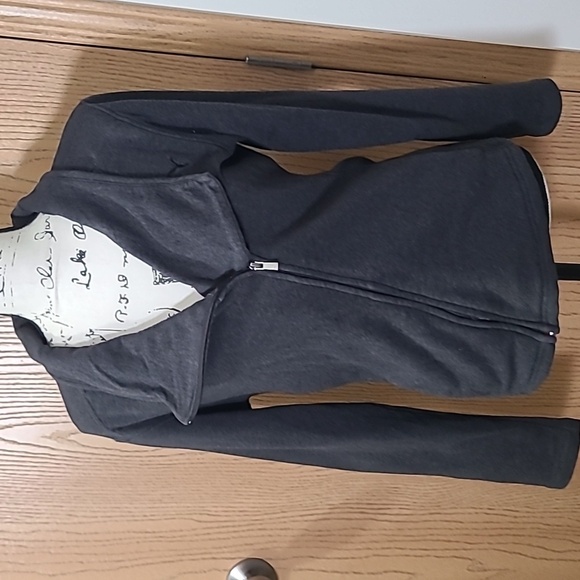 Puma Tops - Puma asymmetrical zip up moto jacket sweatshirt